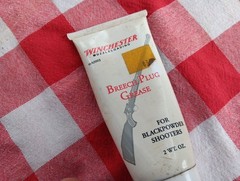 WINCHESTER MUZZLELOADING BREECH GUN GREASE PARTIAL GUN ACCESSORIES HUNTING