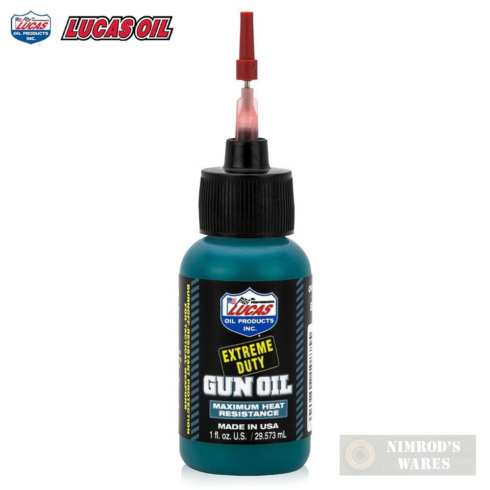 Lucas EXTREME DUTY GUN OIL High-Heat & Friction Firearms Suppressors 1oz 10875