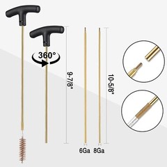 Swiss+Tech Universal Gun Cleaning Kit Metal Brushes Gun Cleaning Tool Set w/Case