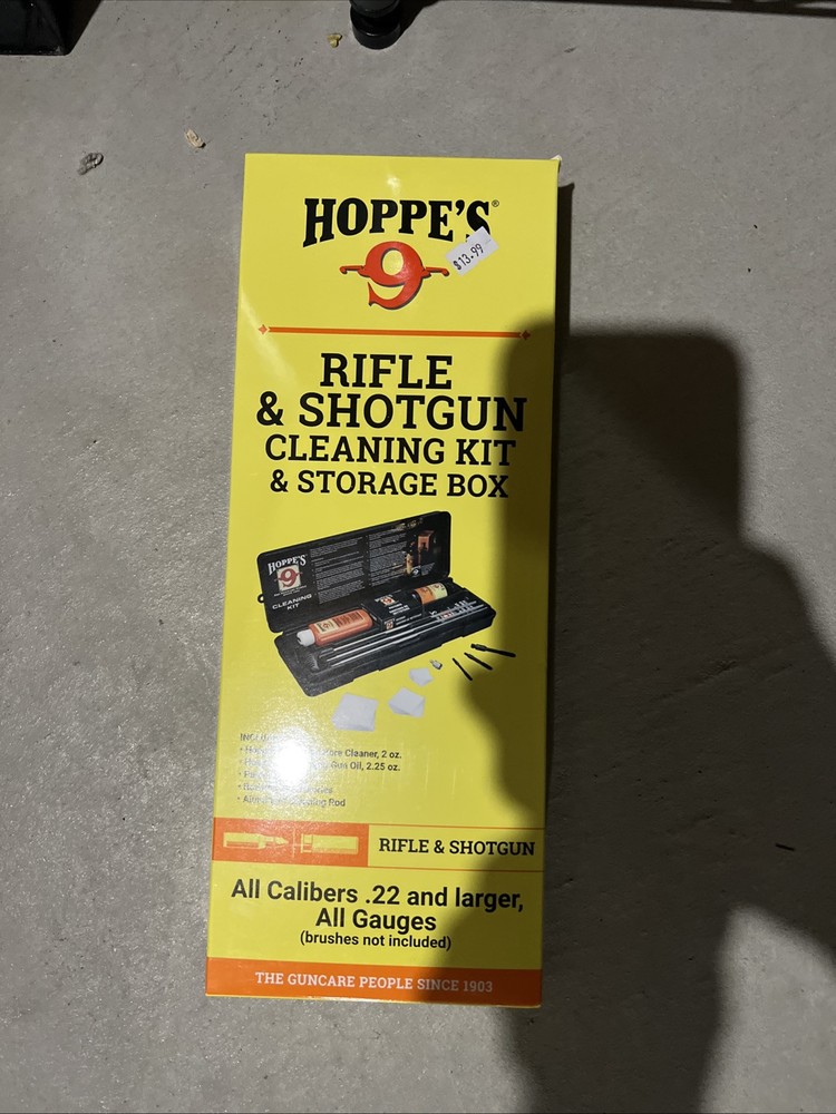 Hoppes Premium Rifle & Shotgun Cleaning Kit With Aluminum Rod Accessories – UO