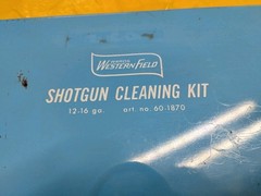 Vintage Montgomery Ward Western Field 12-16 Gauge Shotgun Cleaning Kit 60-1870