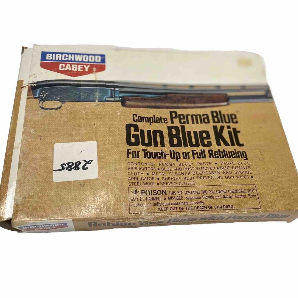 Birchwood Casey Liquid Gun Blue Kit Remover/Perma Blue/Degreaser New In Package