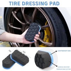 6PCS Car Wheel Cleaning Detailing Pro Kit, Tire Brush, 2 6 Pack (Blue & Black)