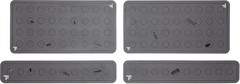 Tactical Formulary RifleMat w/4 Modular System, Gray, RM4-18X36 Bench Mat