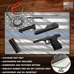 Factory Crafts Gun Cleaning Maintenance Premium Mat Non-Slip Waterproof – Blue L
