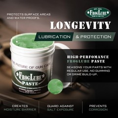 FrogLube Bio Based Gun Lubricant Non Toxic Mint Scented Grease for Firearms