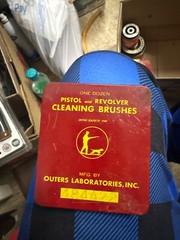 One dozen pistol and revolver cleaning brushes only 4 in tin No.484A22 outers