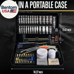 Universal Gun Cleaning Kit for Handgun Shotgun & Pistol,Elite Gun Cleaning Set w
