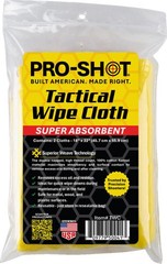 Pro-Shot Tactical Shooters Wipe Cloths 18×22 Cotton Flannel 2 Pack TWC