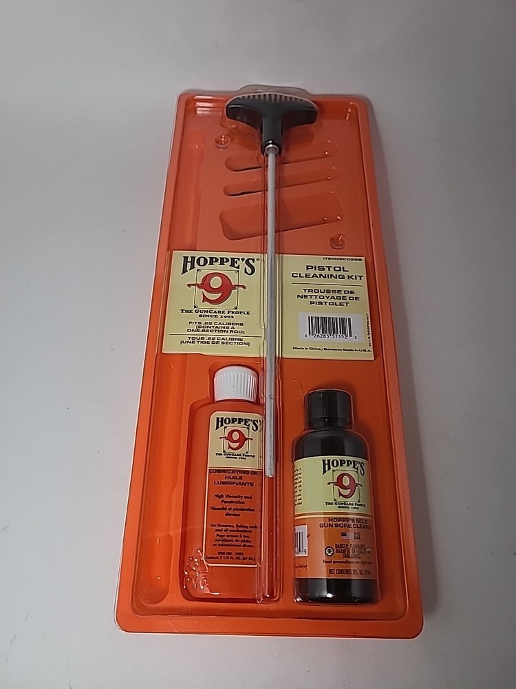 Hoppe’s Pistol Cleaning Kit PC022B THE GUNCARE PEOPLEFITS .22 CALIBERS