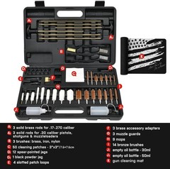 GLORYFIRE Gun Cleaning Kit Universal for Guns, Brushes One Size, Black
