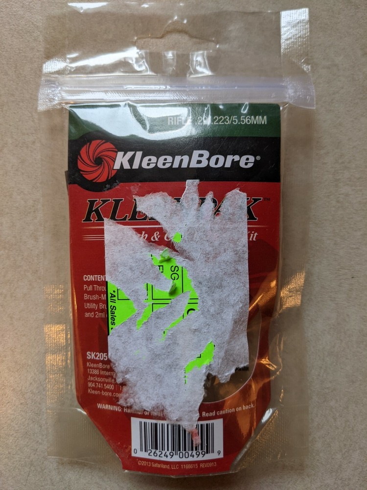 Kleen Bore Grab & Go KleenP 223/5.56mm Kit 1169453 Gun Cleaning Kit: SK205-10