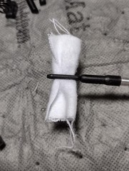 High-Quality 38-.45 Cal Cotton Cleaning Patches – 500 Patches in Poly Bag