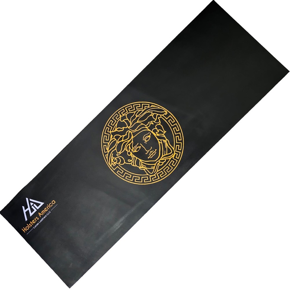 Pistol LEATHER Mat GUN Rifle CLEANING leather MAT MEDUSA measures 12″ X 36″