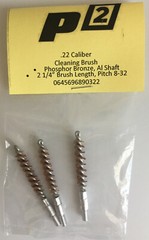 P2 Brand 522 .22 Caliber Gun Cleaning Brush – 3-Pack