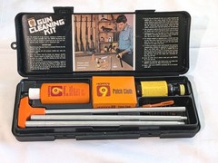 NOS Unused Vintage HOPPE’S GUN CLEANING KIT with Storage Box / Case