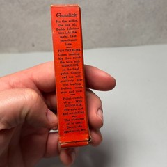 Vtg Gunslick Outers Sportsman’s Lubricant Guns Tube W/ Box Graphite Grease