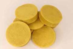 80-89 CALIBER 2″ ROUND PREMIUM LUBE® .015″ SHOOTING PATCH / QTY. 100 / EMSS8155
