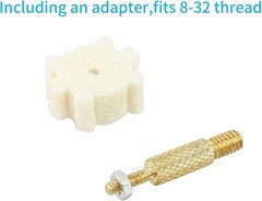 Efficient Wool Star Chamber Cleaner with Rod Adapter for .223/5.56/.300 Blackout