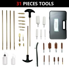 Cleaning Kit Universal for Guns, Brushes for , Handgun, Shotgun, with Brass H…