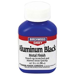 Fast-Drying Aluminum Black Metal Finish for Gun Restoration & Cleaning, 5 oz