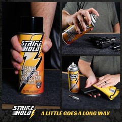 StrikeHold 12oz Gun Oil Lube CLP Gun Cleaner Shotgun Rifle Pistol Gun Cleaning