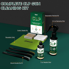 Gun Cleaning Oil Kit – All-In-One CLP Gun Cleaner Set with 3.4Oz Cleaning Oil, 2