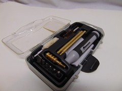 Cabela’s .45 cal specific cleaning kit in shell case 231886