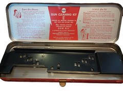 Vintage Sears Roebuck Gun Cleaning Kit EMPTY Tin “For Display Or The Collector”