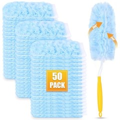 50-Pack Duster Refills for Swiffer Duster – Disposable Duster Kit