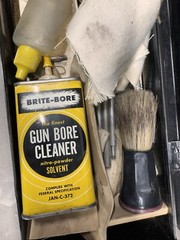 Vintage Mill Run Brite-Bore Shotgun Long Gun Rifle Cleaning Kit Hunting 12ga .22