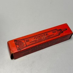 Vtg Gunslick Outers Sportsman’s Lubricant Guns Tube W/ Box Graphite Grease