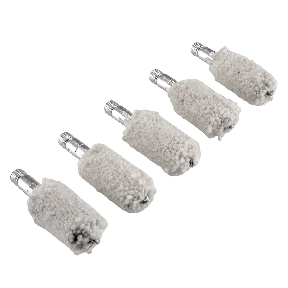 5Pcs Shotgun Cleaning Cotton Mop 20 Gauge 5/16-27 Thread Short Brush 2″ Length