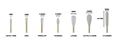 Type-III 6″ Weapon Cleaning Swabs, Wood Handle Cotton Tipped Non-Sterile