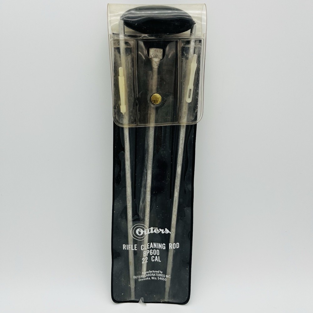 Vintage OUTERS Rifle Cleaning Rod BP600 30 Cal with plastic case