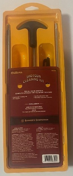 Outers Shotgun Cleaning Kit For All Gauge Gun Cleaning Kit 6 Pc NEW 96300