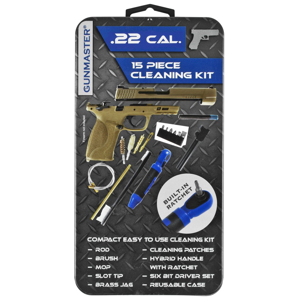 DAC GunMaster 16piece universal rifle cleaning kit f/firearms includes clamshell