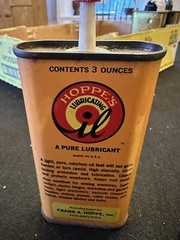 Vintage/Antique Hoppes Gun Grease, Gun Oil, and Nitro Solvent