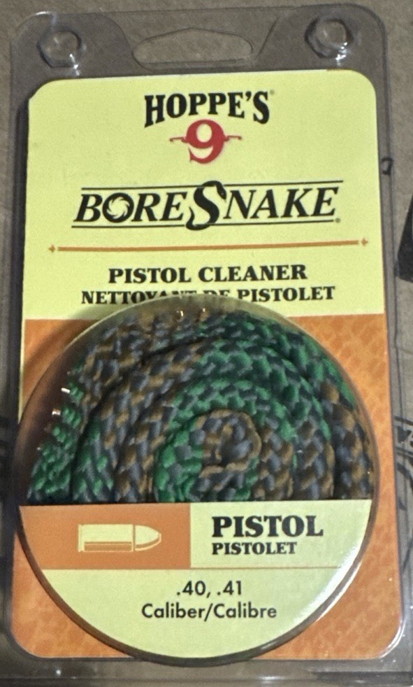 Hoppe’s Boresnake #24003 for .40/.41 PISTOL BORE SNAKE CLEANER