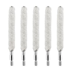 5 X Firearm Rifle .30 Cal 8×32 Thread Gun Cleaning Bore Cotton Mop Brush Set