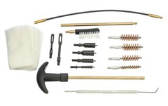 9mm/38/357 Caliber Pistol Gun Firearm Cleaning Kit Zippered Case 66pc