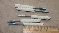 5 pack cotton bore cleaning mops 223 22 5.56 rifle 8-32 threaded $2 Shipping