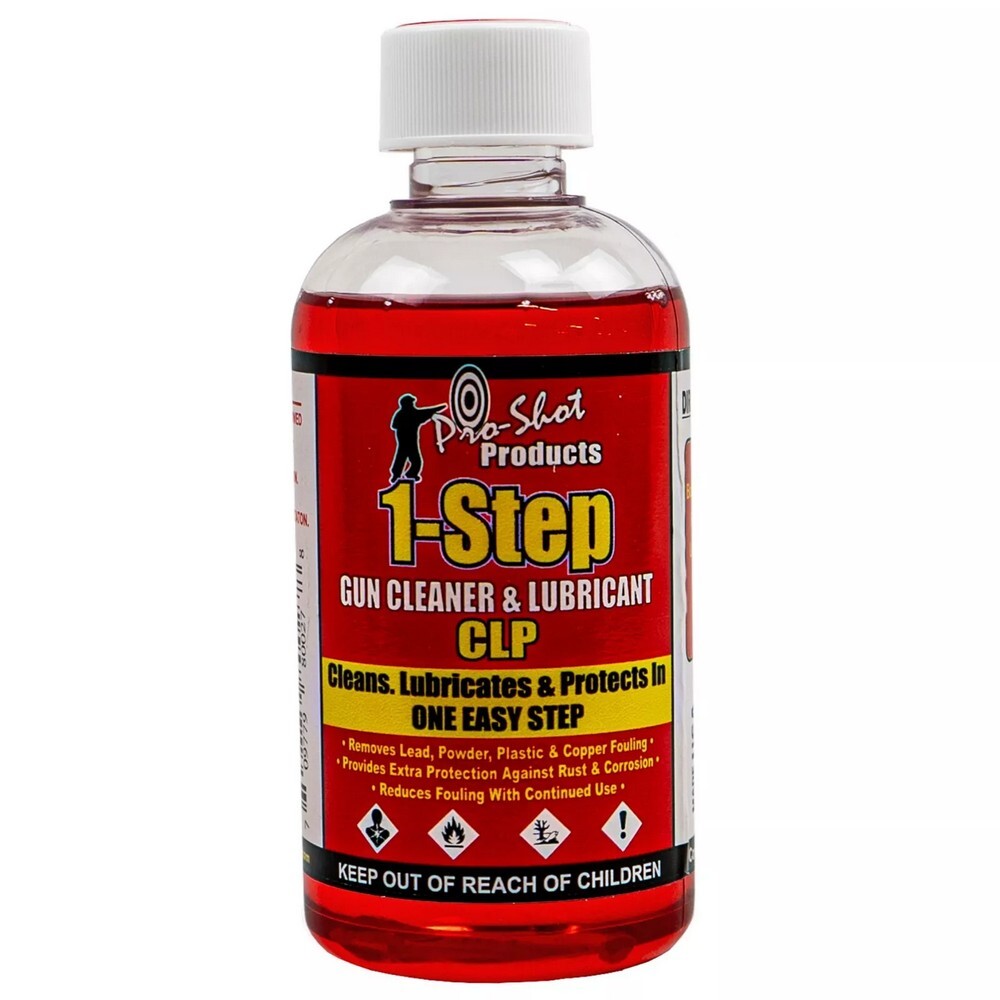 ProShot 1-Step Bore Cleaning Solvent and Lubricant 8 oz Bottle – 1STEP8