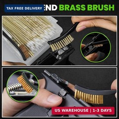 Gun Cleaning Supplies in Storage Box – 300Pcs Gun Cleaning Patches 200Pcs Gun Cl