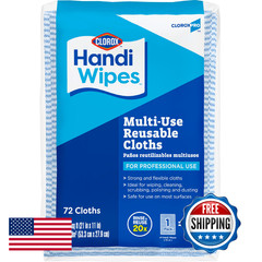 CloroxPro Clorox Handi Wipes Multi Use Reusable Cloths 72 Count