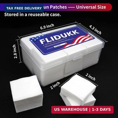 Cotton Patches+ Lint-Free Gun Cloth- Universal Firearms All in One Gun Cleaning