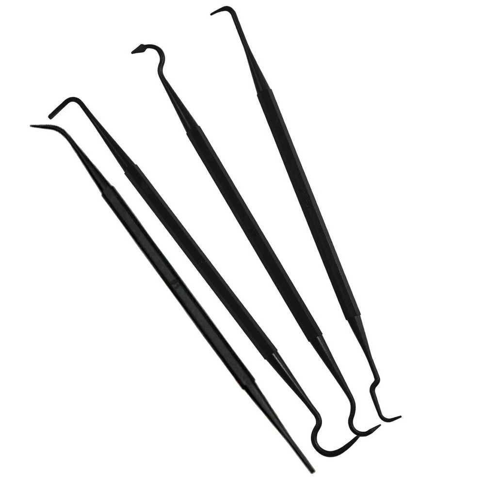 (4 PACK) Nylon Double Ended Cleaning Picks, non-marring