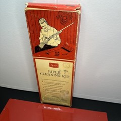 Pair Of Vintage Outers Gunslick Rifle Cleaning Kit No. w/ Box Solvent Patches