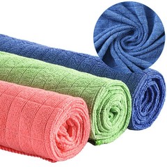Nuanchu 20 Pieces Extra Large Microfiber Cleaning Cloth Rags Towels Bulk 20 X