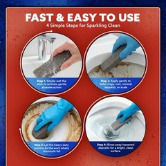 6-Pack PUMIE HDW Scouring Stick – Toilet Bowl, Rust, Hard Water Stain Remover